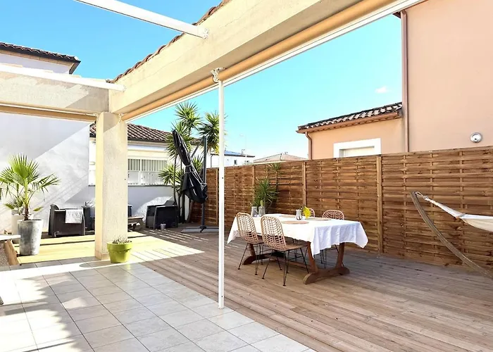 La Voile Avec Piscine 3 וילה *